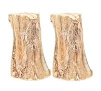 Palitos de madera de papaya natural, paquete de 2 juguetes masticables para el cuidado de los dientes, golosinas para moler animales pequeños para conejo, hámster, chinchilla, madera masticable segura