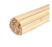 Palitos De Madera Para Manualidades 500 piezas de tiras madera balsa for manualidades, troncos cuadrados clara hechos a mano, blanda, fácil cortar, modelo arquitectónico(3x9x200mm)