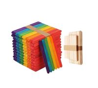 Palitos de paleta de madera para helado, 300-1000 unidades, palitos de paletas para alimentos, palitos de helado (color 114 mm (500 unidades)