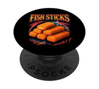 Palitos de Pescado Comida Favorita Divertidos extraños 90 palitos de Pescado PopSockets PopGrip Adhesivo