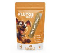 Palitos de queso y mantequilla de maní para perros - Plutos - Cantidad: 160 g