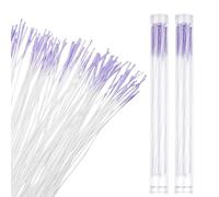 Palitos para Limpiar Perforaciones de Orejas 360piezas Hilo Dental Púrpura | Hilo Fino de Algodón, Uso Diario y Portátil, Tubo de Almacenamiento, para Nariz y Oreja Perforada