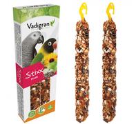 Palitos Stixx con frutas para psitácidos y loros - Vadigran - Cantidad: 115 g