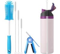 Palksky Kit de limpieza de botellas de agua, cepillo y limpiador de pajitas para Owala, 5 unidades