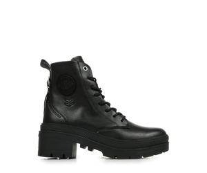 Palladio Mujer PALLARISE Ranger L Ankle Boot, Black, 37 EU, Negro, 37 EU