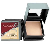 Palladio Polvo de Arroz Prensado con Espejo Maquillaje Matificante que Dura Todo el Día Absorbe el Aceite Instantáneamente Funciona solo o con maquillaje, Translucent