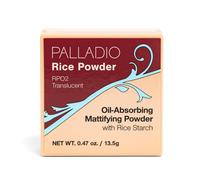 Palladio Rice Powder Translucent Loose Setting Powder Absorbs Oil Leaves Face Looking and Feeling Smooth Helps Makeup Last Longer For a Flawless