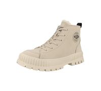 Palladium Botines con cordones 'Pallashock' beige claro / negro 37 beige claro / negro