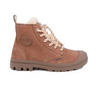 PALLADIUM Botines forrados de invierno PAMPA HI ZIP WOOL. Color marrón