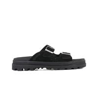 Palladium de los hombres Sandalias de ante Dunelite Riviera, Negro