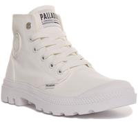 PALLADIUM Monocromo Casual con Cordones Botines en Blanco Mono Talla UK 7-12