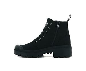 Palladium Pallabase Mujer Zapatillas Moda Natural, Negro, 37 EU