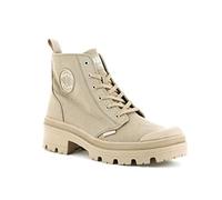 Zapatillas altas Pallabase Twill Mujer Talla 39. Color Beige