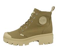 Palladium Pallabase Twill, Boots Mujer, Verde, 38 EU