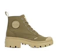 Palladium Pallabase Twill, Boots Mujer, Verde, 39 EU