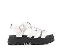 Palladium Pallacruise, Sandalia Mujer, Crema Blanca, 37 EU