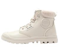 Palladium Pallashock Lo Hiver, Botas Cortas al Tobillo Mujer, Blanco Hueso, 38 EU