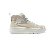 Palladium PALLASPHALT Mid CVS, Zapatillas para Mujer, Beige, 38 EU