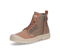 Palladium Pampa Detroit Zip SU Zapatillas de Corte Alto para Unisex-Adulto, DUSKY GREEN/DEAR BROWN (961), 27.0 cm