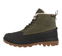 Palladium Pampa Duck WL WP+, Ankle Boot Unisex Adulto, Olive Night, 38 EU