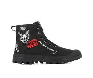Palladium Pampa Hellfire, Ankle Boot, All Black, 32 EU