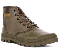 Palladium Pampa Hi Coated Revamp 90S Womens Trainer En Dusky Green UK 4 - 12