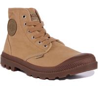 PALLADIUM Pampa Hi Woodline Cordones Lona Tobillo Hombre Zapatillas Arena GB 6 -
