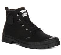 PALLADIUM Pampa Sp20 Hi Cordones Ligero Mujer Zapatillas en Negro Ru 4-12