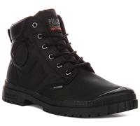 Palladium Pampa SP20 Puño Nylon Cordones Botas Hombre en Negro Ru 7-12