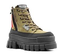 Palladium Revolt Boot Zip TX, Botas Mujer, Green, 36 EU