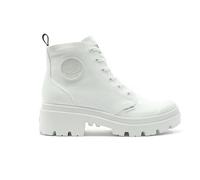 Palladium Women's Pallabase Twill Sneaker, White, 39 EU