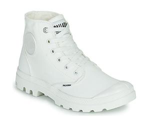 Palladium Zapatillas altas MONO CHROME in Blanco 46