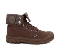 PALLADIUM Zapatillas de caña alta con puños Baggy. Color Marrón Oscuro