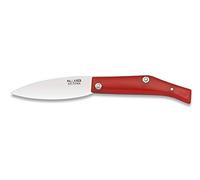 pallares Navaja Nº 00 Carbono, Empuñadura de ABS Rojo y Hoja de 7 cm. para Caza, Pesca, Camping, Outdoor, Supervivencia y Bushcraft 06098-RO