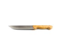 PALLARES SOLSONA Cuchillo Degollar Cerdos, Mango de boj, Acero Carbono, 24cm.