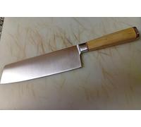PALLARES SOLSONA Cuchillo Usuba mango de boj,Acero Inoxidable Forjado.