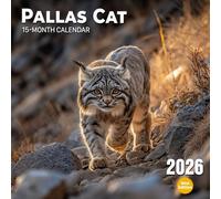 Pallas Cat Calendar 2026: Fluffy, round faces from cold steppes in rare close-ups