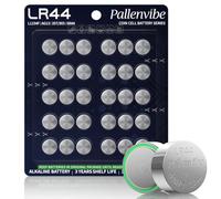 Pallenvibe Pilas Lr44 AG13 L1154F, paquete de 30, 357 303 A76 SR44