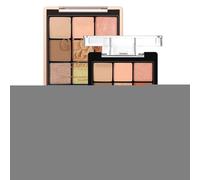 Pallet de sombras de ojos e iluminador, satinados y colores mate para mujeres, kit cosmético multifunción con federales en párpados, Illuminateuwr | Ideal para viajar,