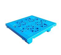 Pallets Almacenamiento, Palet de Plástico Ligero con Rejillas Transpirables, Fácil de Apilar, para Cocina, Supermercado, Garajes, Armarios Exteriores y Trasteros(Blue,40 * 40 * 10cm/16 * 16 * 4in)