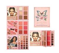 Palletto Trucco A Libro,Illuminante Impermeabile A 36 Colori Con Applicazione Versatile A Forma Di Libro,Palletto Viso A 3 Strati | Per Party Bellezza Spostamenti Donne Ragazze Viaggio