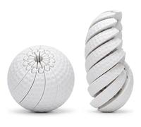 Pallina Antistress a Forma di Baseball, Stampata in 3D, girevole e con funzione di rotazione, ideale per alleviare lo Stress. Gioco sensoriale portatile per la concentrazione (#I)