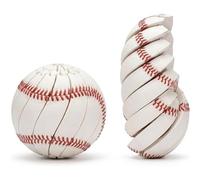 Pallina Antistress a Forma di Baseball, Stampata in 3D, girevole e con funzione di rotazione, ideale per alleviare lo Stress. Gioco sensoriale portatile per la concentrazione (#A)