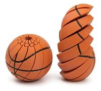 Pallina Antistress a Forma di Baseball, Stampata in 3D, girevole e con funzione di rotazione, ideale per alleviare lo Stress. Gioco sensoriale portatile per la concentrazione (#B)