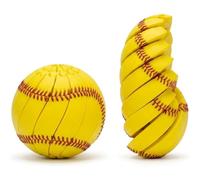 Pallina Antistress a Forma di Baseball, Stampata in 3D, girevole e con funzione di rotazione, ideale per alleviare lo Stress. Gioco sensoriale portatile per la concentrazione (#D)