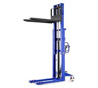 Pallit Apilador Manual Lift-XL 1000 kg con Elevación 2500 mm | LIFT-XL - Apiladora hidráulica manual con mástil dúplex, ruedas PU, horquillas para europalés y elevación libre de 415 mm