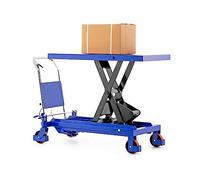Pallit Carro elevador X hidráulico | 1500 kg de capacidad de carga | 1000 mm de altura de elevación | plataforma: 1220 x 610 mm | mesa elevadora