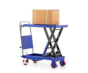 Pallit Carro Elevador X hidráulico | 300 kg de Capacidad de Carga | 900 mm de Altura de elevación | Plataforma: 850 x 500 mm | Mesa elevadora