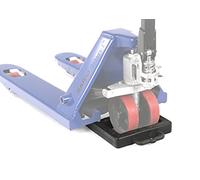 Pallit Tope antivuelco para camiones | Dispositivo de seguridad para carretillas elevadoras con asa | Caucho