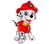 Grabo por Paw Patrol Globo de Vinilo Marshall Figuras de Globo de Aprox. 80 cm, Globos de Helio, Globos de Regalo, Globo, ferrocarril, Kirmes Rummel